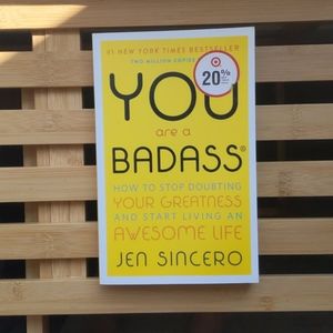 "You are a badass" by Jen Sincero book